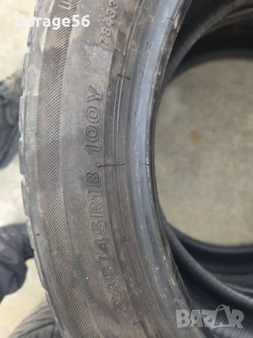 245/45-18 UniRoyal и Bridgestone летни гуми, снимка 3 - Гуми и джанти - 54120049