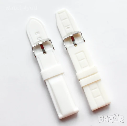 НОВА БЯЛА КАИШКА ЗА ЧАСОВНИК ЕСТЕСТВЕНА КОЖА.БЕЛИ КОЖЕНИ КАИШКИ ЗА ЧАСОВНИЦИ.BIALA KAISHKA KAI{KA, снимка 9 - Каишки за часовници - 42489545