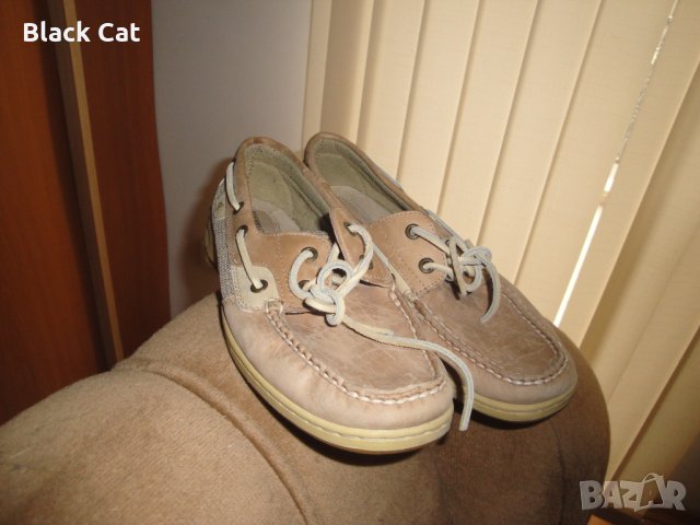 Нови оригинални кожени дамски обувки "Sperry Top-Sider" ("Спери"), мокасини, естествена кожа, кецове, снимка 2 - Дамски ежедневни обувки - 30257118