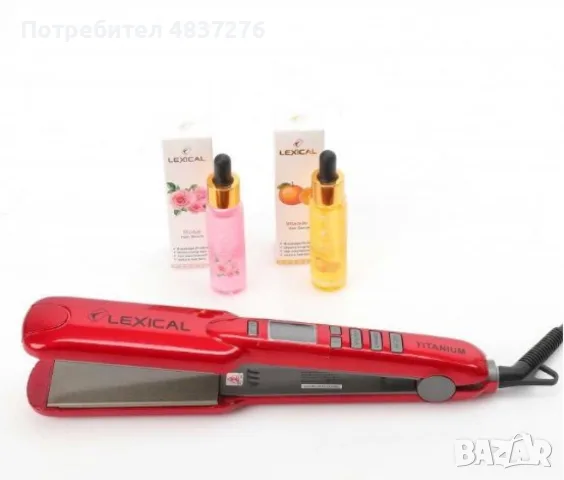 Преса за коса+ подарък 2 шишета серум, снимка 5 - Преси за коса - 55889152