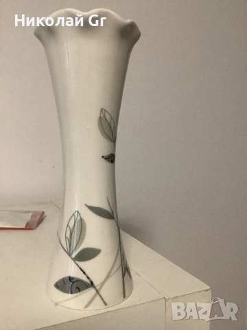 Ваза за цветя порцелан произведено в Германия отличен състояние, снимка 2 - Декорация за дома - 54013095