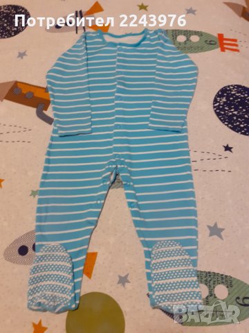 Пижамки ромпър за бебе George - 3бр., снимка 5 - Бебешки пижами - 31707523