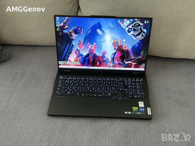Геймърски Лаптоп 16'QHD+ 240Hz Core i9-14900HX RTX 4090 16GB Lenovo Legion 7 Pro 32GB DDR5 2TB SSD, снимка 2 - Лаптопи за игри - 55737345