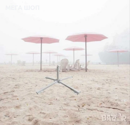 Сгъваема основа за градински чадър Muhler, снимка 3 - Градински мебели, декорация  - 51285368