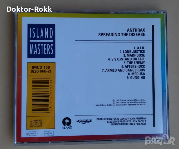 Amon Amarth, Anthrax, Arch Enemy, Asphyx - DEATH, THRASH, HARDCORE - оригинални дискове, снимка 5 - CD дискове - 50428408