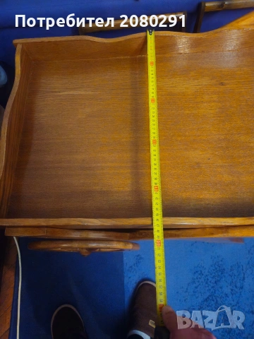 Дървена количка за сервиране или декор , снимка 3 - Градински мебели, декорация  - 53879811