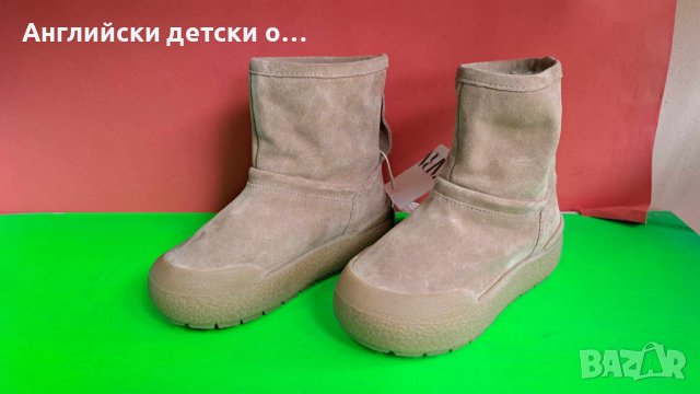 Английски детски ботуши естествена кожа-ZARA , снимка 6 - Бебешки боти и ботуши - 42907638
