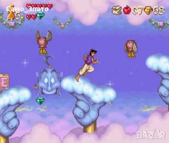 Пароли за ретро играта на Disney’s Aladdin - Super Nintendo 1993 , снимка 5 - Игри за Nintendo - 44352888