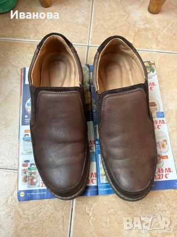 Мъжки обувки естествена кожа