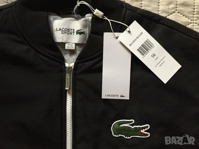 Lacoste оригинално ново мъжко яке бомбър 56 L/XL, снимка 8 - Якета - 53243399
