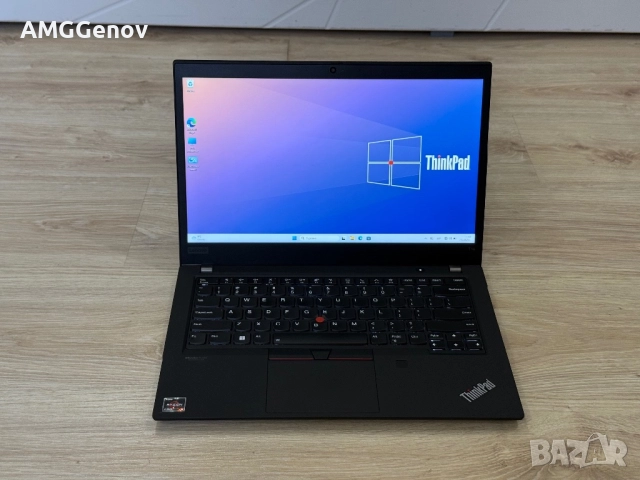14'FHD IPS/Ryzen 5 Pro-5650u/Thinkpad T14 Gen 2/24GB DDR4/256GB SSD, снимка 2 - Лаптопи за работа - 52723397