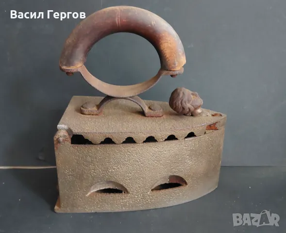 Ютия на въглища Човешка глава, снимка 4 - Ютии - 50359939