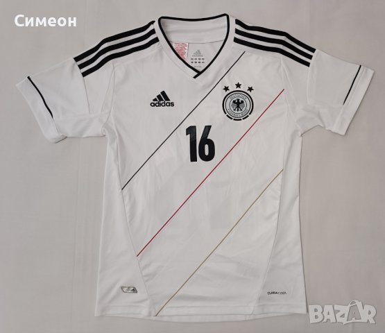 Adidas Germany Home Jersey #16 Philipp Lahm тениска ръст 147-158см