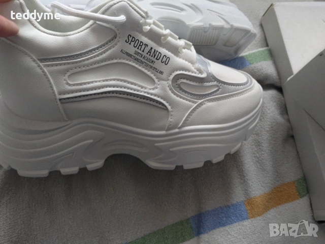 Маратонки с платформа, снимка 4 - Маратонки - 54308330