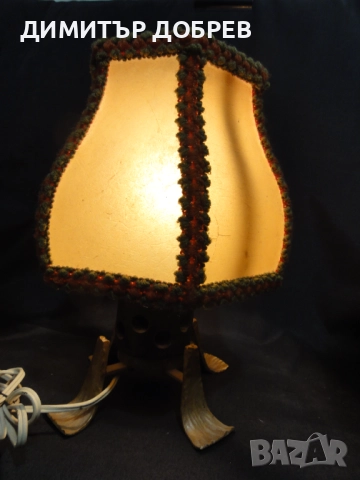СТАРА РЕТРО НАСТОЛНА НОЩНА ЛАМПА, снимка 7 - Антикварни и старинни предмети - 52374918
