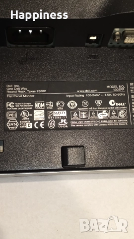 Монитор Dell 19 инча LCD, снимка 5 - Монитори - 52649831