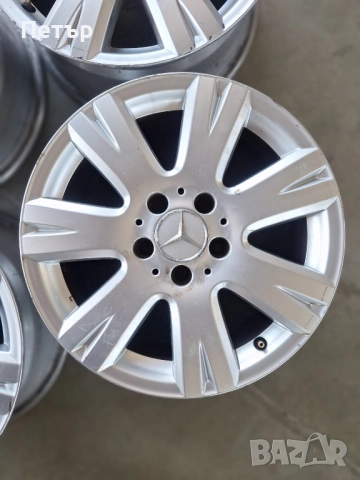 ОРИГИНАЛНИ АЛУМИНИЕВИ ДЖАНТИ МЕРЦЕДЕС /W204/-5x112х66.6-16цола, снимка 6 - Гуми и джанти - 51618034