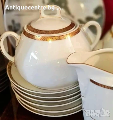 EPIAG D.F.,  Чехословакия. Елегантелен комплект за чай ,капучино  за 6 души. , снимка 5 - Сервизи - 50998604