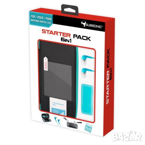 Пакет от 6 основни аксесоари за конзолата Nintendo Switch Lite., снимка 1