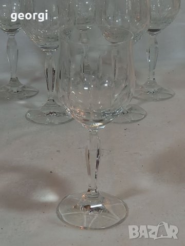 Кристални чаши 6 броя , снимка 1 - Чаши - 35456579