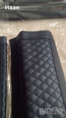 Качественни потектор протектори калъф калъфи за авто колан черна кожа кожени за кола автомобил + под, снимка 9 - Аксесоари и консумативи - 29742410