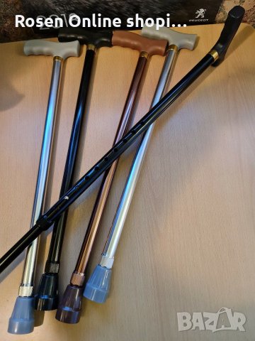 Регулируем алуминиев олекотен бастун 58-96 см., снимка 5 - Бастуни - 30805038