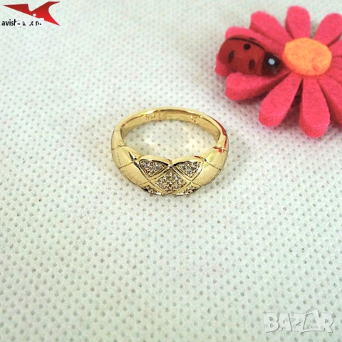 Пръстен с 14К златно покритие 224864