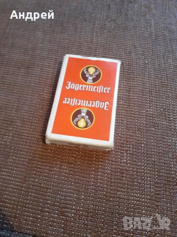 Стари карти за игра Jagermeifter, снимка 1 - Други ценни предмети - 29606960