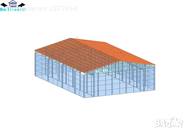 Хале,Халета,Склад,Складове,Магазин- 384м2, снимка 3 - Строителни материали - 44141757