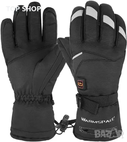 Електрически Ски ръкавици Мотор Мъже Жени с електрическа акумулаторна Зима Колоездене