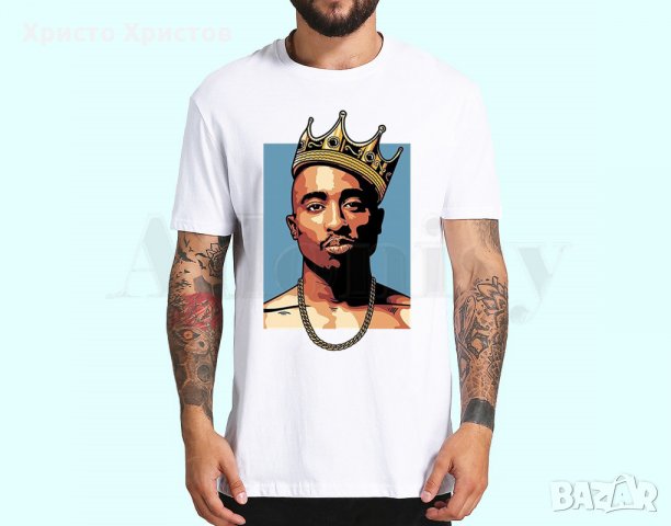  Мъжка тениска Tupac 2pac 6 модела, снимка 5 - Тениски - 28247570
