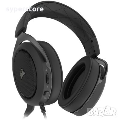 Слушалки с микрофон Corsair HS50 Pro, CA-9011215-EU, Carbon STEREO Gaming Headset, снимка 3 - Слушалки за компютър - 30947682