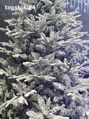 Изкуствена елха K r i n g Melbourne,  Цялата заснежена с метална стойка., снимка 15 - Други стоки за дома - 52352467