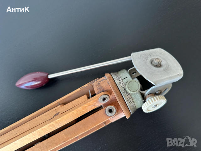 Дървен Фото Статив Тринога, снимка 3 - Антикварни и старинни предмети - 53148047