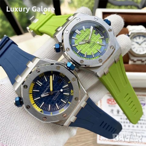 Мъжки часовник Audemars Piguet Royal Oak Offshore Diver Lime Green с автоматичен механизъм, снимка 4 - Мъжки - 38076048