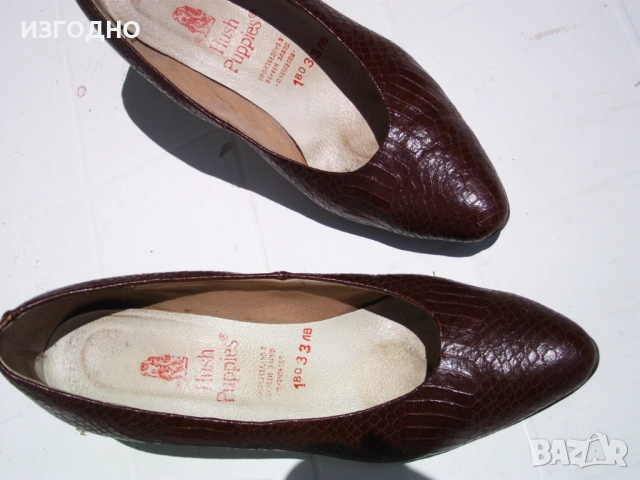 13€* МНОГО АМА МНОГО ЗАПАЗЕНИ *ПОЧТИ НОВИ ОБУВКИ ОТ ЕСТЕСТВЕНА КОЖА ШАГРЕН, снимка 2 - Дамски обувки на ток - 53008707