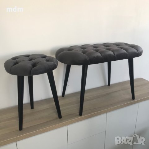 Тапицирани табуретки от 59 лв за брой, снимка 3 - Столове - 44209699