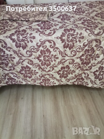 Шалте за леглото с 2 калъфки , снимка 2 - Спални и легла - 53256080
