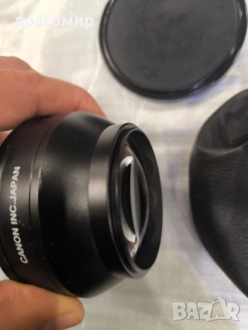 Canon WIDE -CONVERTER WD-58 0,7x58 JAPAN , снимка 7 - Обективи и филтри - 54207721