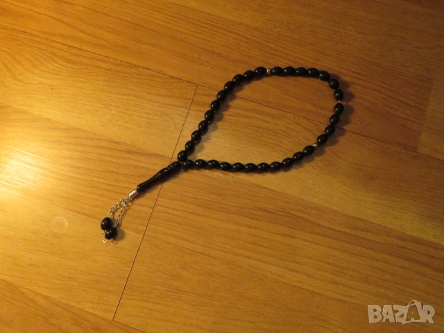 Броеница, черна османска броеница, турска броеница  с 33 мъниста