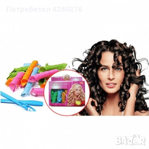 Ролки за вълнообразни къдрици, снимка 5 - Аксесоари за коса - 52077181