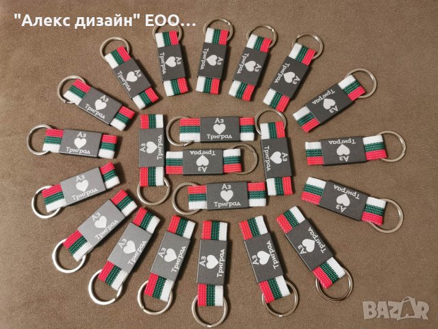 Гравиран ключодържател с Ваш надпис, послание, дата.