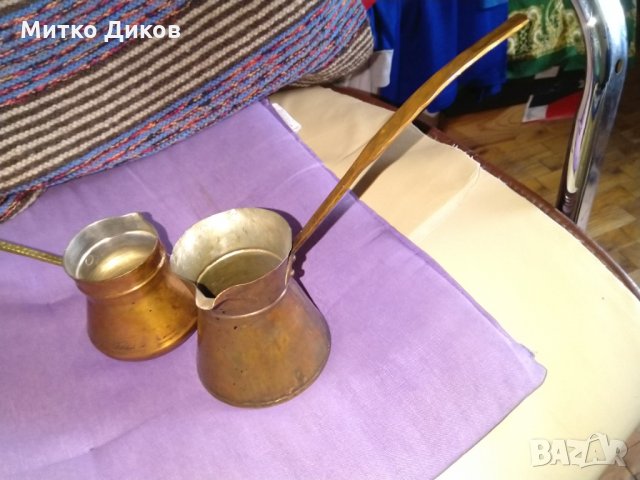 Медни канчета за варене на кафе-чай и други №2, снимка 5 - Съдове за готвене - 34528467
