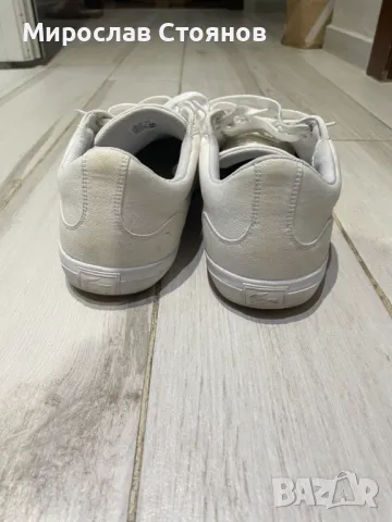 Мъжки кецове LACOSTE 44 номер, снимка 2 - Мокасини - 47829840