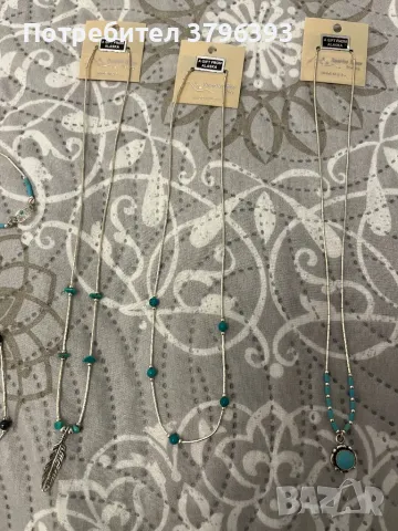 Колиета, гривни и обеци USA, снимка 17 - Бижутерийни комплекти - 48733982