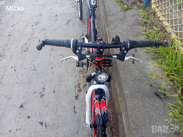 28 цола алуминиев велосипед с 21 скорости усилени капли амортисьори предни и задни дискови спирачки , снимка 10 - Велосипеди - 52928735