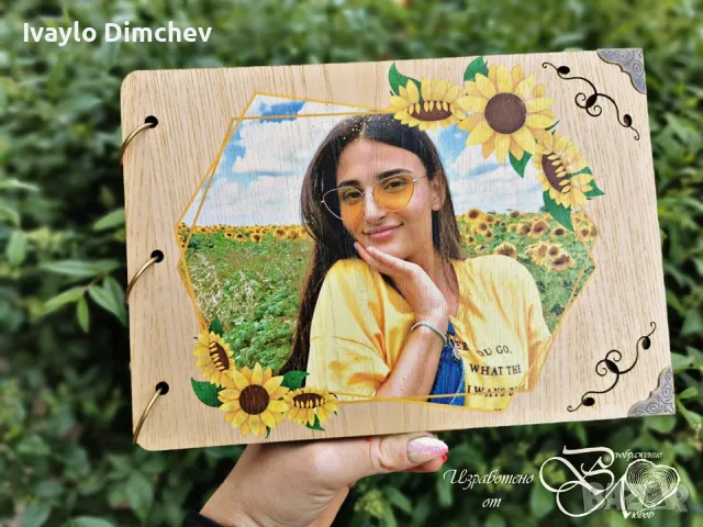 Фото Албум от дърво, снимка 9 - Подаръци за рожден ден - 19662889