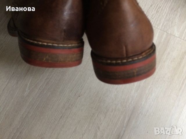 Боти тип кубинки Marc O'Polo.Естественна кожа., снимка 6 - Дамски боти - 54044457