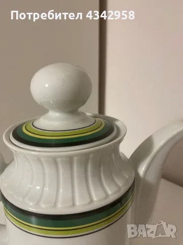 Mitterteich.Bavaria.1970г.Ретро кана за чай и малка кана за мляко., снимка 3 - Антикварни и старинни предмети - 49567836