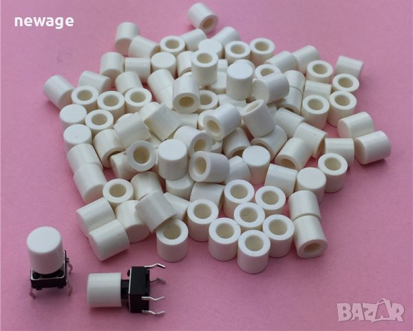шапки 6х6mm за микробутончета 
